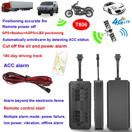 Rastreador de rastreamento 4G/Rastreador GPS para carro/caminhão/motocicleta sem repetição (G06L)